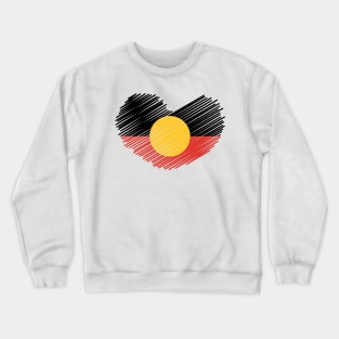 Aboriginal Flag Crewneck Sweatshirt